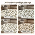 thumbnail image 7 of ODIKA 8'x10' Washable Area Rug Modern Minimalist With Geometric Two Tone Stripes Herringbone Flowing Dynamic for King Size Bedroom Under Bed, Master Suite, Non-Shedding, Easy Care, 7 of 7