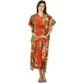 thumbnail image 6 of Bimba Nursing Cotton Kaftan Maternity Night Wear, Delivery Gown- Front Buttons, 6 of 7