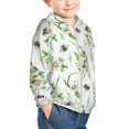 thumbnail image 2 of Kids Zip Up Hoodie for Boys Girls Toddler - Bee bumblebee daisy flower cute Lightweight Long Sleeve 18M Boys Girl Clothes, Sun Protection Windproof Jackets Hoodie Sweatshirt, 2 of 7