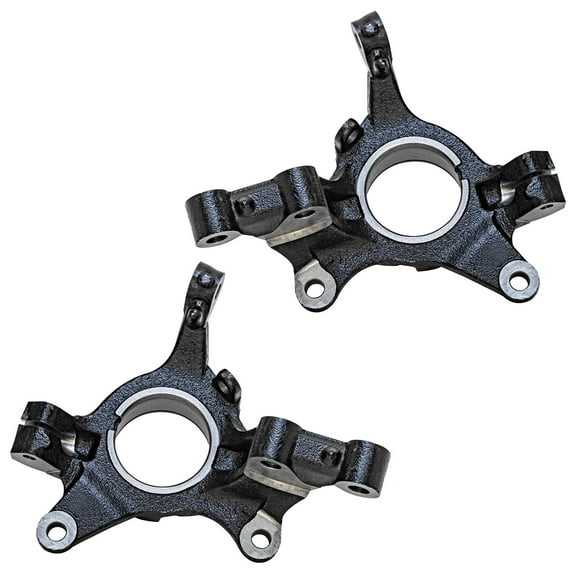 Detroit Axle - Front Steering Knuckle Assembly Replacement for 2007-2014 Lincoln MKX Ford Edge - 2pc Set