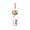 C, variant on Christmas Hot Air Balloon Glass Ornament Warm Glow Hanging Tree Pendant Decor Design B