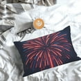 thumbnail image 5 of Fuzoiu Fireworks3 Print Pillow Case with Hidden Zipper,Pillow Covers,Soft and Comfortable Pillowcase-14"x20", 5 of 6