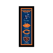 Chicago Bears 8" x 26" Heritage Framed Wall Art