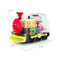 thumbnail image 3 of JZCHUNTOY Toy Gear Locomotive with Music & Flashing Lights – Interactive Children’s Educational Toy Universal Car, 3 of 9