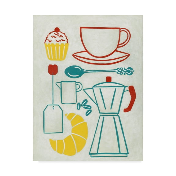 Trademark Fine Art 'Sunday Brunch' Canvas Art by Chariklia Zarris