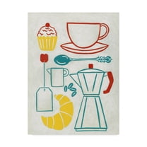 Trademark Fine Art 'Sunday Brunch' Canvas Art by Chariklia Zarris