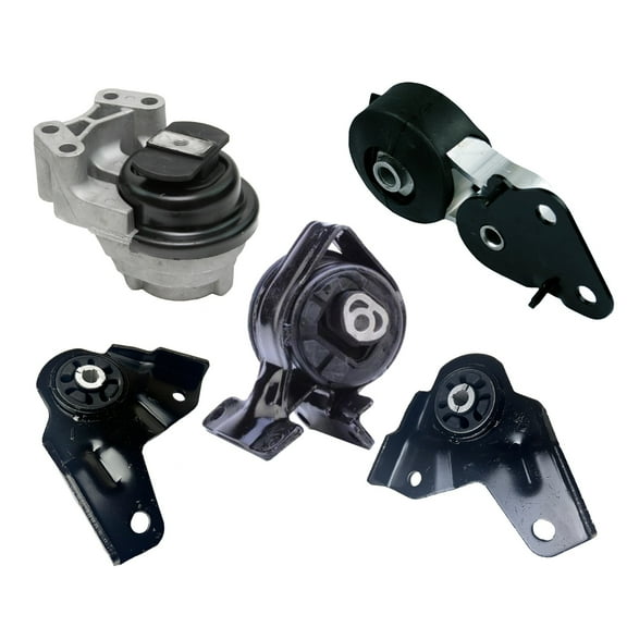 K4287 Engine Motor & Transmission & Differential Mount Kit 5pc Compatible with Fits 2007-2010 Ford Edge 3.5L AWD Auto | A5342 A5431 A5605 EM4384 EM4385