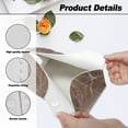 thumbnail image 6 of COEQINE PU Leather Tissue Box Cover Tissue Container Rectangular Table Dryer Sheet Dispenser 7.95"X4.92"X4.52" for Vanity Countertop Nightstand Dining Table, Brown Marble, 6 of 7