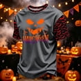 thumbnail image 2 of Halloween Shirt for Boys Girls Crewneck Short Sleeve Tee Halloween Clothes for Tween 11-12 Years, 2 of 4