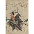 thumbnail image 2 of Toyokuni Utagawa 18x24 Black Ornate Framed Double Matted Museum Art Print Titled: Nakamura Shikan (1818), 2 of 5