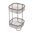 thumbnail image 5 of iDesign, Steel Wire 2-Tier Bathroom and Shower Square Corner Organizer Shelf, Bronze, 5 of 7