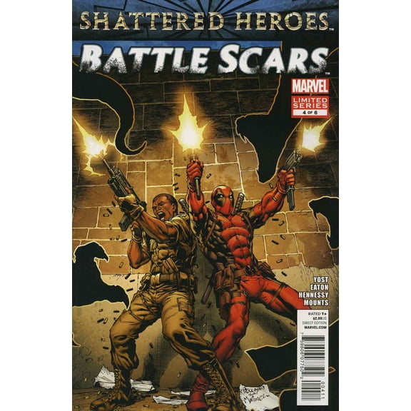 Battle Scars #4 VF ; Marvel Comic Book