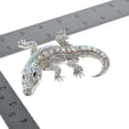 thumbnail image 4 of Large Alligator Rhinestone Brooch, 4 of 4