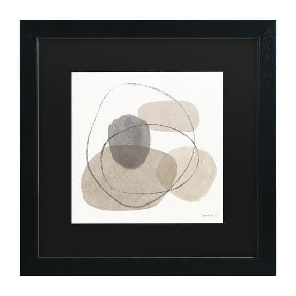 Lisa Audit 'Think Neutral 07' Matted Framed Art