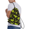thumbnail image 3 of Kdxio Cute Cartoon Dinosaurs Print Drawstring Backpack Bag,Waterproof Draw String Back Sack, Gym Drawstring Bags Swim Bag For Unisex, 3 of 9