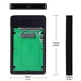 thumbnail image 2 of Chenyang CY USB 3.1 Type-C USB-C to 1.8 inch Micro SATA 16pin 7+9 SSD to External Hard Disk Enclosure Enclosure, 2 of 6