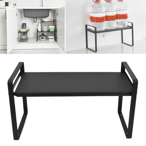 Demonsen Kitchen Riser Shelf Multifunction Carbon Steel Large Load Bearing Stackable Easy