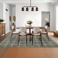 thumbnail image 4 of Checkered 8x10 Rugs for Living Room, Washable Indoor Modern Soft Non Slip Area Rug for Bedroom Nursery, Geometric Minimalist Low Pile Large Throw Carpet for Office Home Decor, Green, 4 of 7