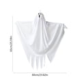 thumbnail image 3 of Halloween Hanging Ghost Decoration, Cute Floating Ghost Wall Decor Easy Hanging Reusable Spooky Party Ornament, Outdoor Yard Porch Door Window Decor for Halloween Party Hauntedy Houses, 3 of 6