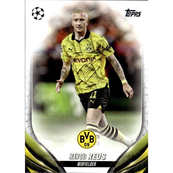 Collectible 2023-24 TOPPS UEFA CLUB COMPETITIONS #173 MARCO REUS BORUSSIA DORTMUND