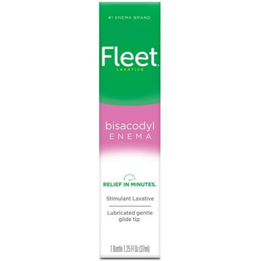 Fleet Laxative Bisacodyl Enema, 1.25 fl oz (Pack of 10)