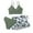Green, variant on Girls Swimsuits Size 14-16 Rash Guard Bikinis for Adjustable Straps Tankini Set 3pcs Hawaiian Bathing Suit