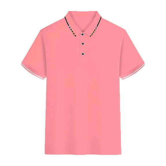 Plcasen Mens Golf Shirt Moisture Wicking Quick-Dry Short Sleeve Casual Polo Shirts for Men