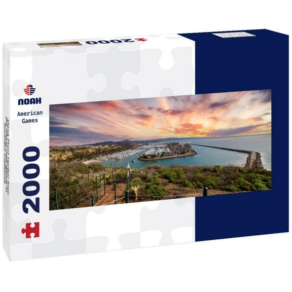 Noah Jigsaw Puzzle Dana Point Harbor from the hiking path above in Southern California, USA on a sunny day panorama 2000 pieces