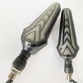 thumbnail image 5 of HUGFEGWE Motorcycle LED Turn Signal Light 12V Arrow Flowing Blinker Indicator Running Light for Scooter U2536-21377, 5 of 5