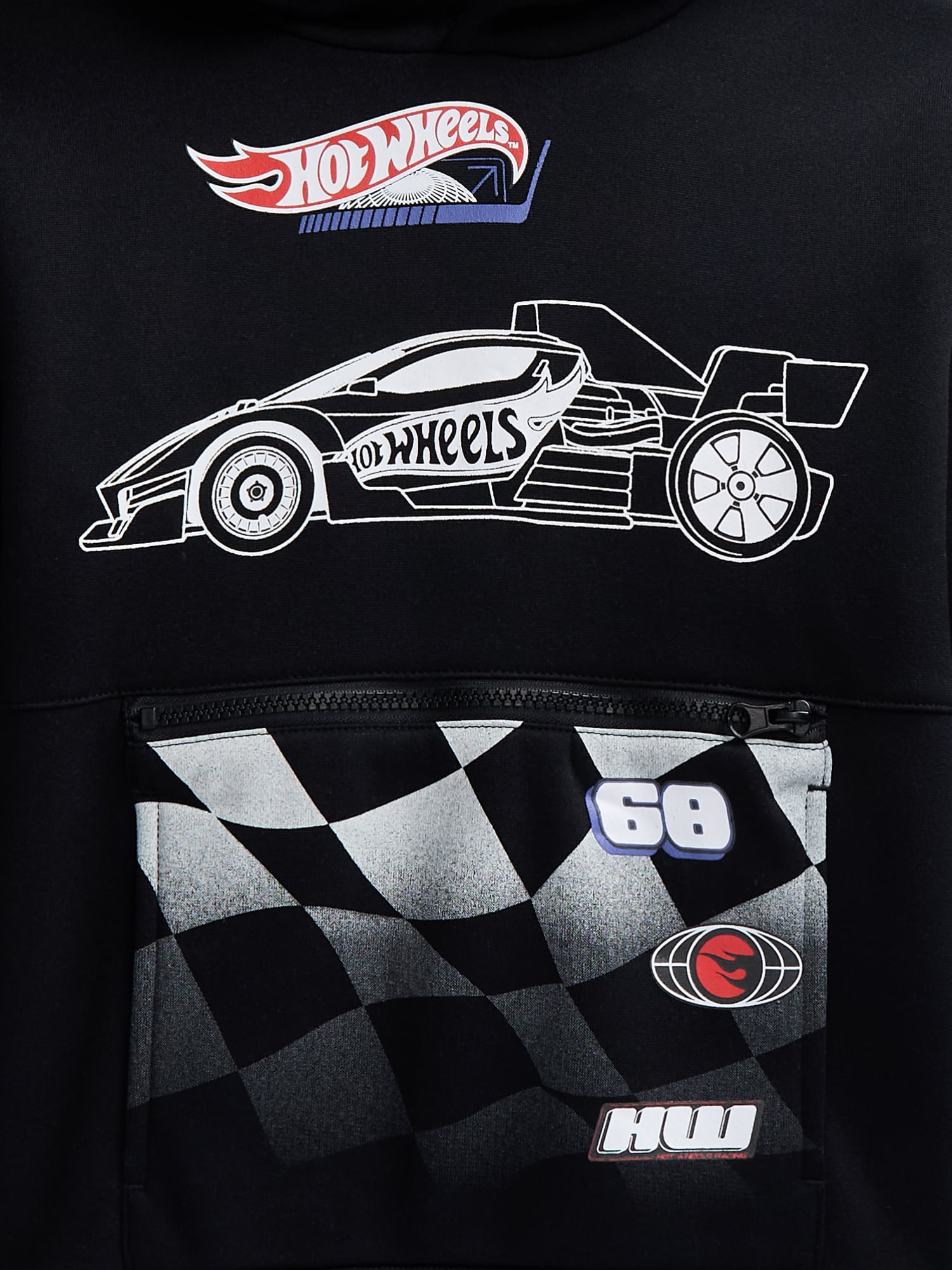 Hot Wheels Boys Fleece Hoodie, Sizes 4-18