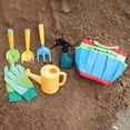 thumbnail image 3 of Kids Beach Garden Tool Set, Multifunctional Shovel Rake Planting Kit, Portable Sand Play Gardening Tools, Outdoor Activity Toy for Children, DIY Planting Beach Shoveling, 3 of 9