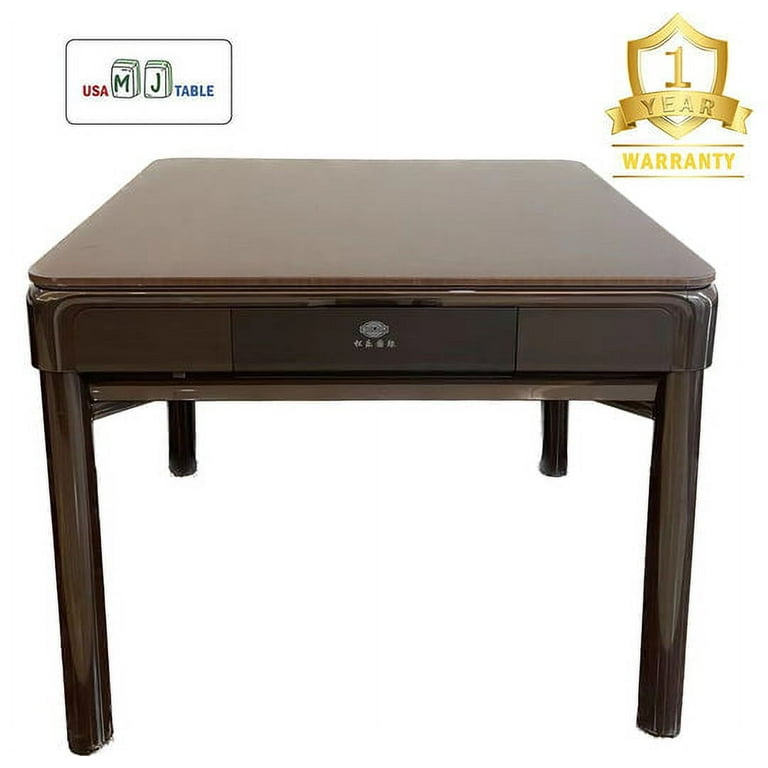 USA MJ Mahjong 4-Leg Coffee Table, Automatic, Numbered Tiles