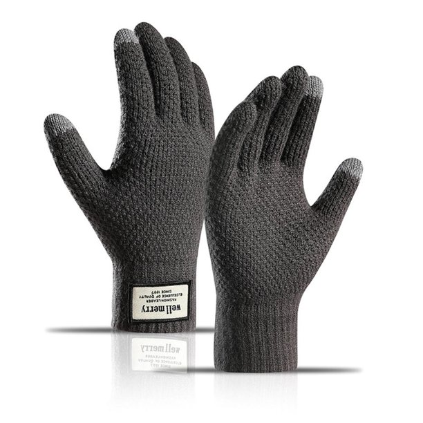artículos deportivos Guantes de dedos completos Guantes de ciclismo portátiles Pantalla táctil resistente al viento ( ) Gris oscuro Gris Barbie Nuevos Originales