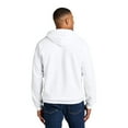 thumbnail image 2 of Gildan Unisex Softstyle Hooded Sweatshirt, Cozy Midweight Fleece Pullover Hoodie, White, 3XL, 2 of 5