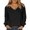 Black1, variant on Women’S V Neck Sweater, Long Sleeve Lightweight Knitted Pullover, Dressy Casual Winter Layering Tops