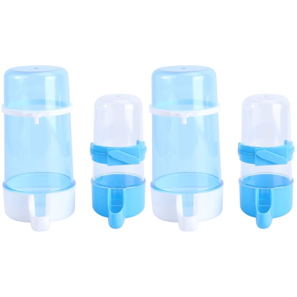 Bird Parrot Feeder Automatic Waterer Water Food Feeder Drinker Cage ... - Parrot Cage With Integrated Water Bottle Feeder Installation Design