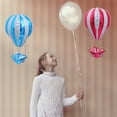 thumbnail image 2 of MasteelfCA 4 Pcs Ballons en Film d'Aluminium en Forme de Montgolfière Ballons de Fête Accessoires Photo, 2 of 8