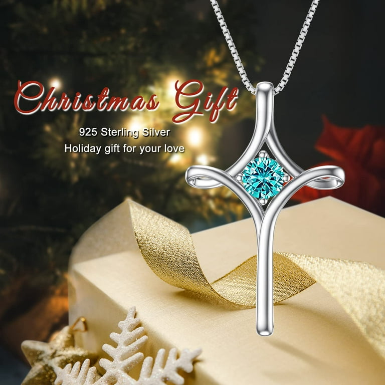 Gift for A Chef Graduation Gifts for Her Only The Strongest Women Become Chef Cross Necklace 14K Gold Plated Sterling Silver Cubic Zirconia Pendant
