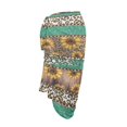 thumbnail image 6 of Uourmeti Womens Sunflowers Yellow Leopard Long Sheer Swimsuit Cover ups Soft Chiffon Beach Pareos Casual Scarf Blouse for Swimwear, 6 of 7