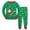 409-boys girls pajamas-Green, variant on VOUZZA Kids Christmas Santa Claus Print Long Sleeve Pajama Set Shirt and Pants Two Piece Sleepwear for Boys Girls Toddler PJs Nightwear Loungewear