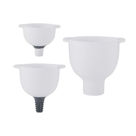 Kitchenaid Set of 4 Plastic Funnels in White