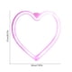 thumbnail image 3 of Luces de neón LED con forma de corazón para San Valentín | Lámpara colgante decorativa con alimentación USB para dormitorio, fiesta y fondo de fotos | Decoración rosa y blanca, 3 of 7