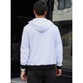 thumbnail image 5 of Colsmile Men's Hoodie Full Zip Lightweight Waffle Knit Sweatshirt Casual Long Sleeve Jacket with Pockets Spring Fall Winter, 5 of 10
