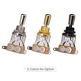 thumbnail image 3 of Aibecy Pickup Selector Toggle Switch Short Straight 3 Way with Brass Hat for Gibson Les Paul LP SG Electric Guitars, 3 of 3