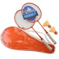 thumbnail image 1 of Badminton Racket Aluminium Alloy Pink for Kids Outdoor Activity 2Pcs, 1 of 8