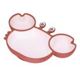 thumbnail image 4 of Crab Suction Plate 3 Sections, Cute Shape, Non Slip Base, Easy to Use for Babies 6 Months, 4 of 8