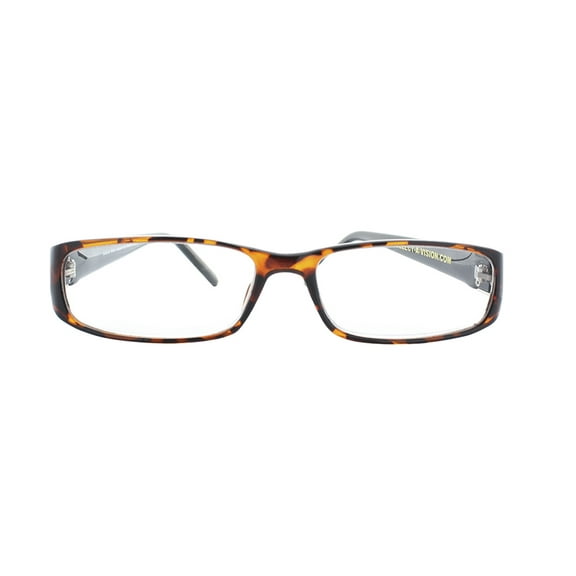 Victoria Klein Reading Glasses, Demi-Brown Tortoise