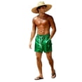 thumbnail image 6 of Goodtrade8 Shorts for Men Elastic Waist Swimwear Casual Board Shorts Summer Vacation Breathable Drawstring Mens Swim Shorts Hawaiian,Size XL, 6 of 6