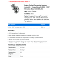 thumbnail image 2 of Engine Coolant Thermostat Housing Assembly - Compatible with 2006 - 2007 Mercedes-Benz C230 2.5L V6, 2 of 2