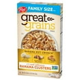 thumbnail image 4 of Post Great Grains Banana Nut Crunch, Non-GMO, Heart Healthy,Whole Grain Cereal, Crunchy 18 oz Box(pack of 2), 4 of 5